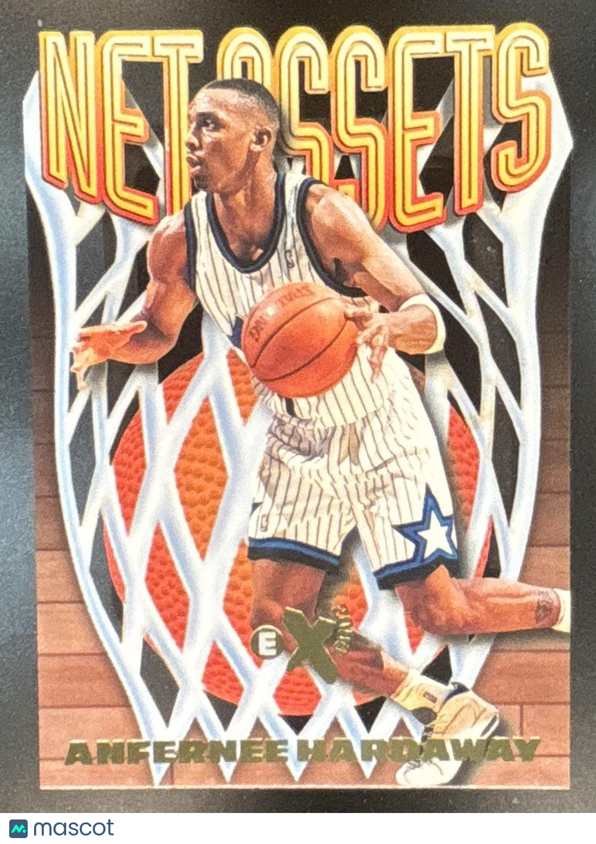 1996 Skybox EX-2000 Anfernee Hardaway Net Assets #5 Orlando Magic