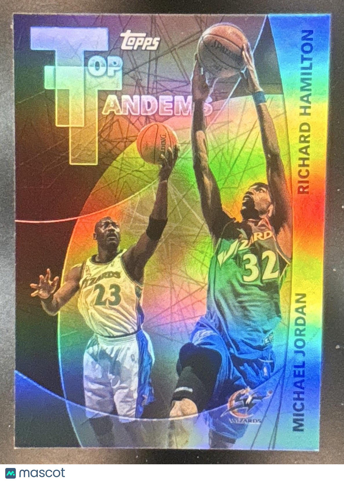 2002-03 Topps Michael Jordan Richard Hamilton Top Tandems Washington Wizards
