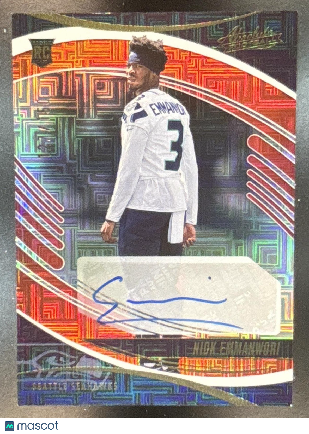 2025 Panini Absolute Nick Emmanwori Signature Rookies /50 #163 RC Auto Seahawks