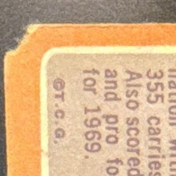 1970 Topps O.J. Simpson #90 RC Buffalo Bills