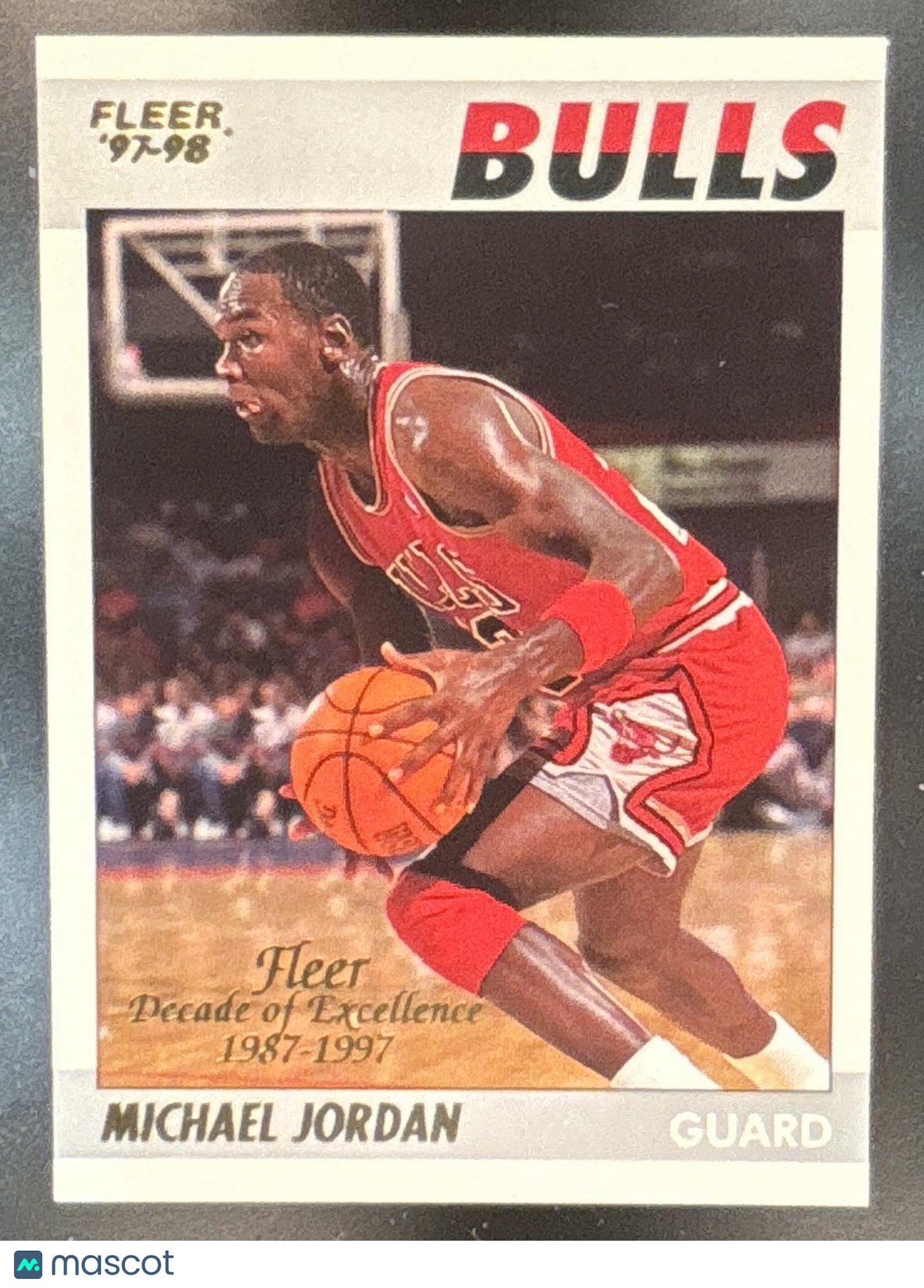 1997-98 Fleer Michael Jordan Decade of Excellence #5 Chicago Bulls