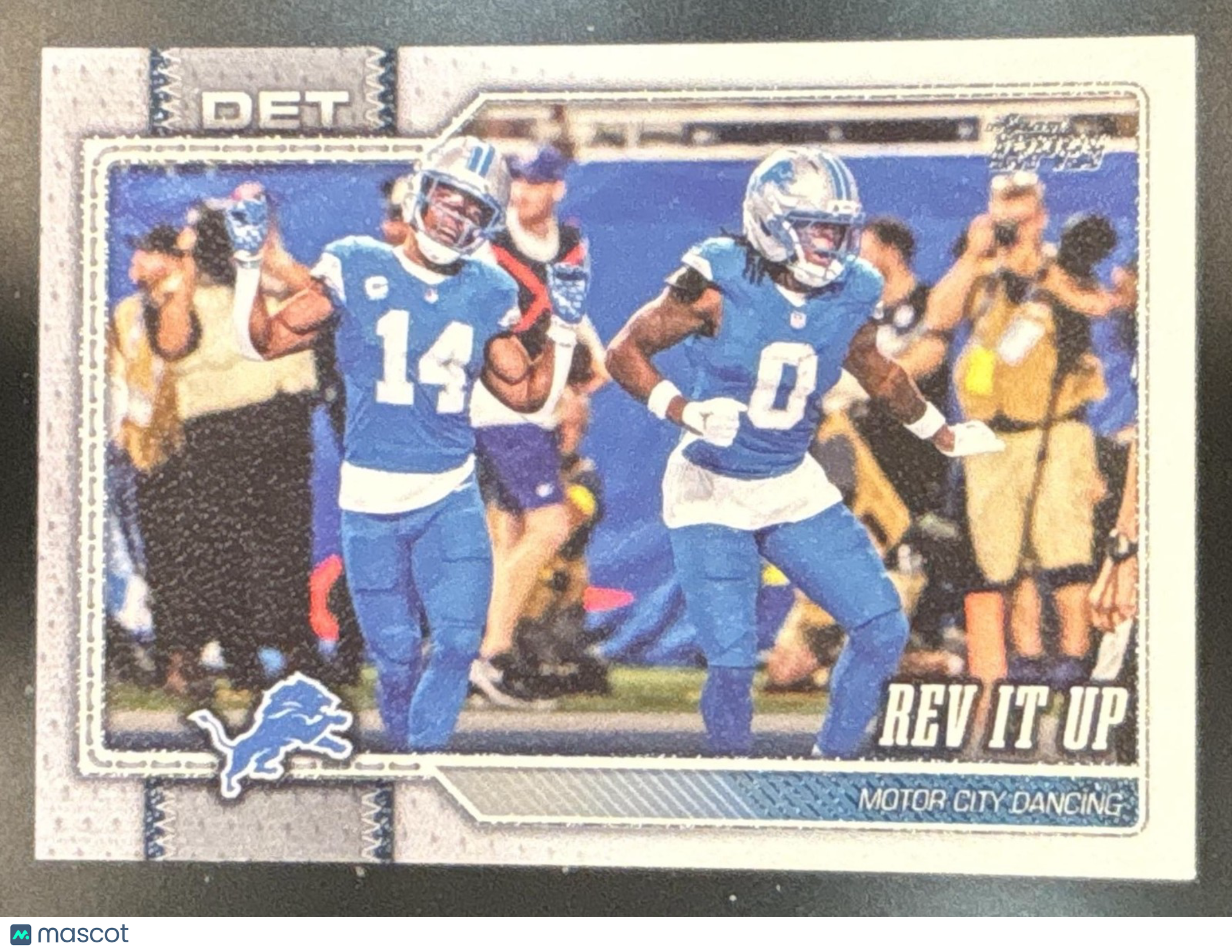 2026 Topps Rev It Up Canvas /50 #299 Combo Card Detroit Lions