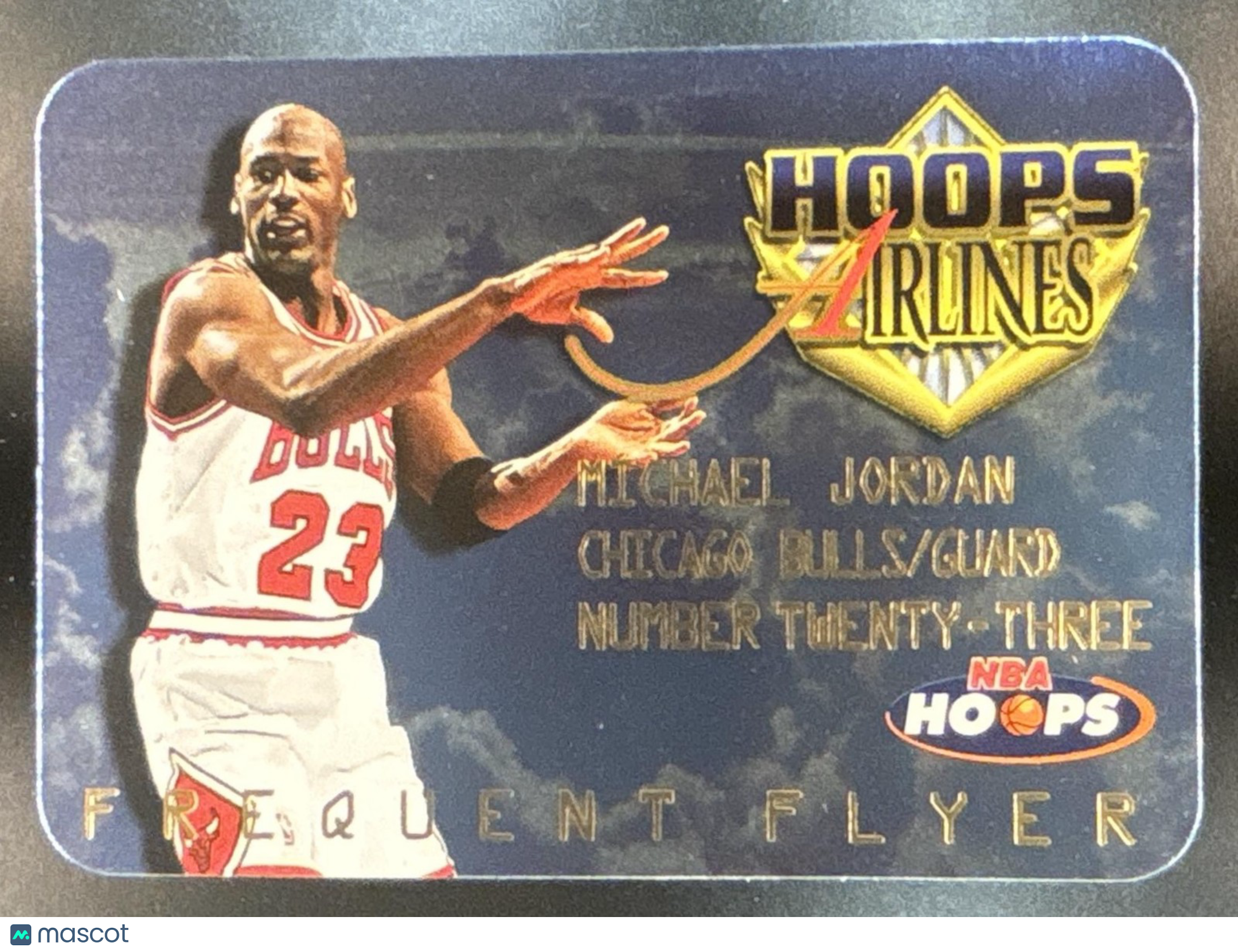 1997-98 Hoops Michael Jordan Frequent Flyer Club #4 Chicago Bulls