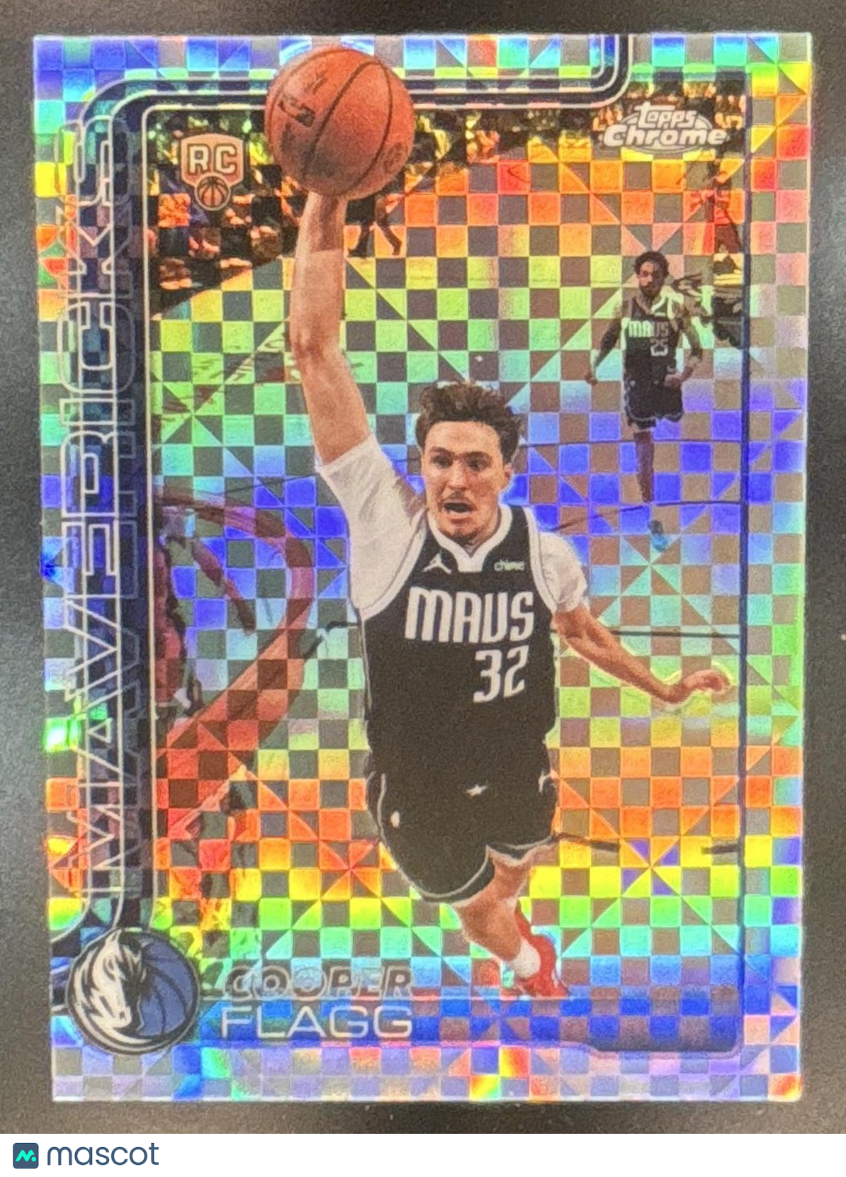 2025-26 Topps Chrome Update Cooper Flagg X-Fractor #151 RC Mavericks