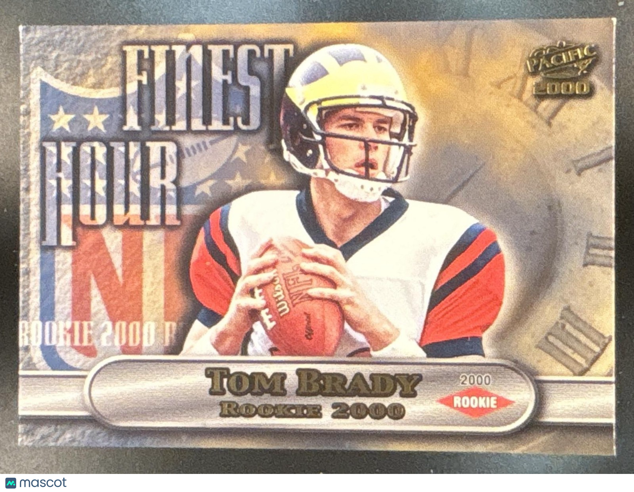2000 Pacific Tom Brady Finest Hour #15 RC Michigan Wolverines