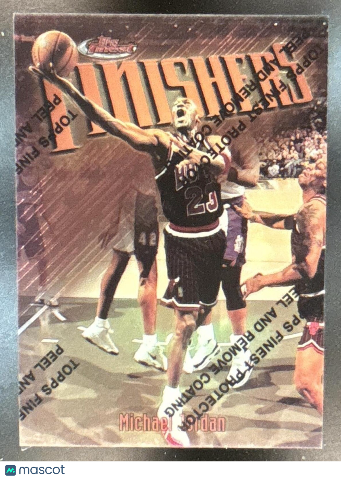 1997-98 Topps Finest Michael Jordan #39 Bronze Chicago Bulls