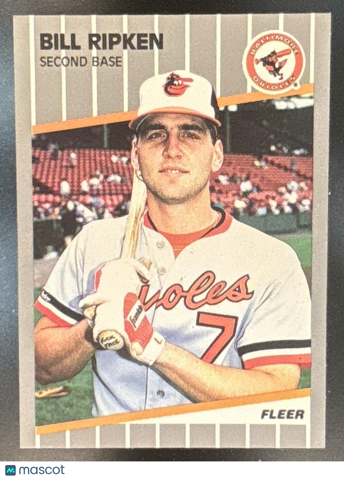 1989 Fleer Bill Ripken #616 FF ERROR VAR Baltimore Orioles