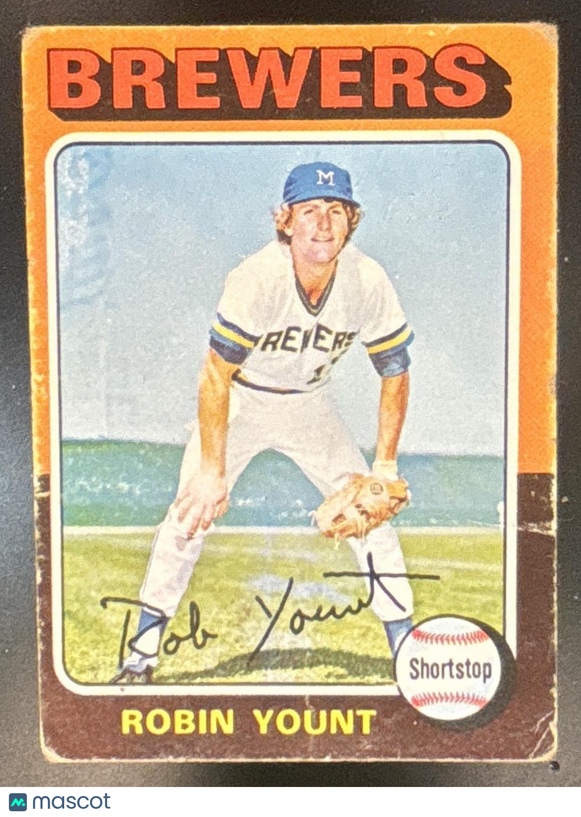 1975 Topps Robin Yount #223 RC Milwaukee Brewers