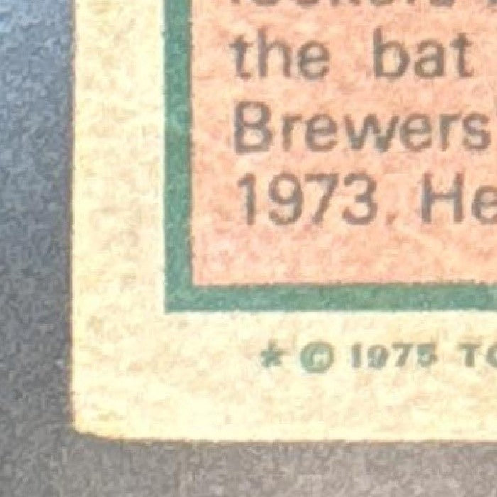1975 Topps Robin Yount #223 RC Milwaukee Brewers