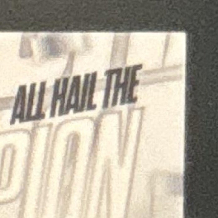 2026 Topps George Holani All Hail The Champ Green /99 #AHC-1 Seattle Seahawks