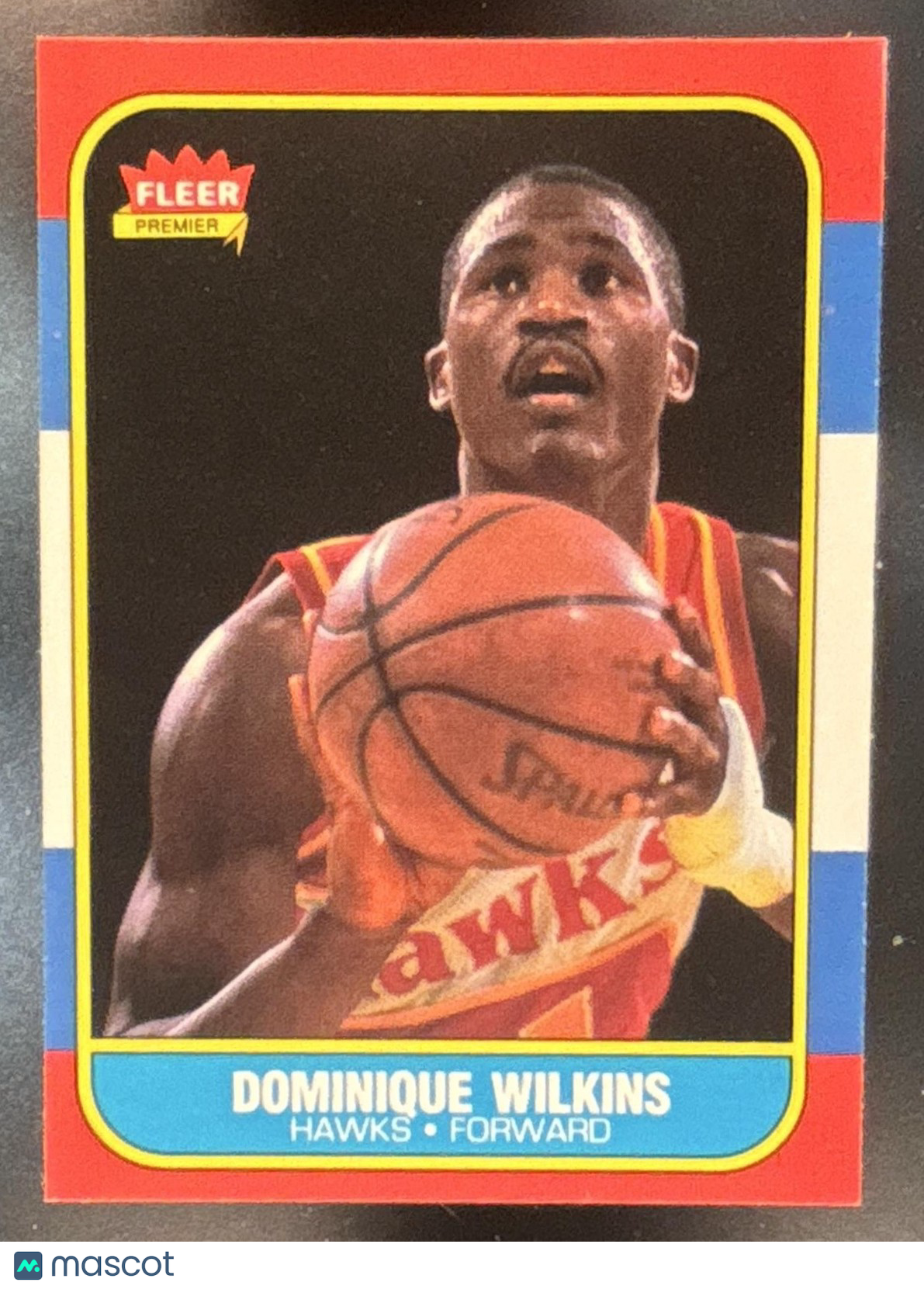 1986-87 Fleer Dominique Wilkins #121 RC Atlanta Hawks