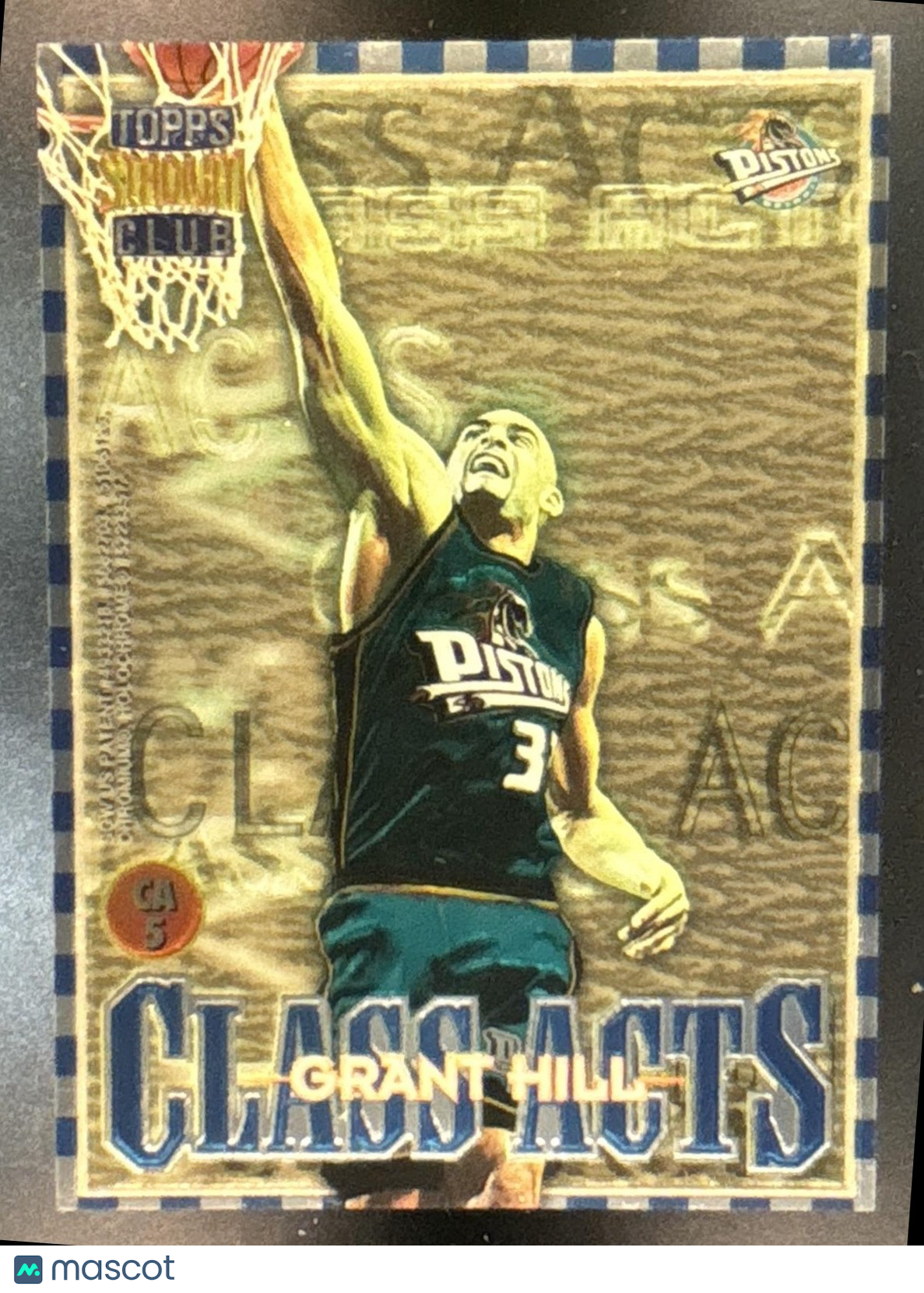 1996-97 Topps Stadium Club Christian Laettner Grant Hill Class Acts #CA5 Rockets