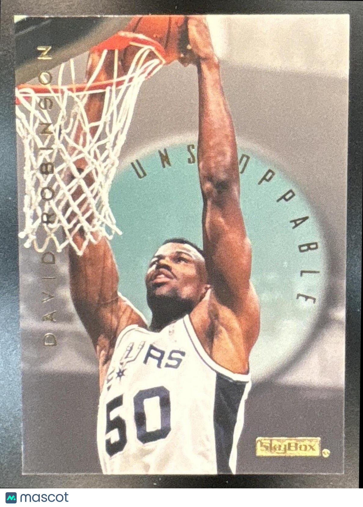 1995-96 Skybox E-XL David Robinson Unstoppable #16 San Antonio Spurs