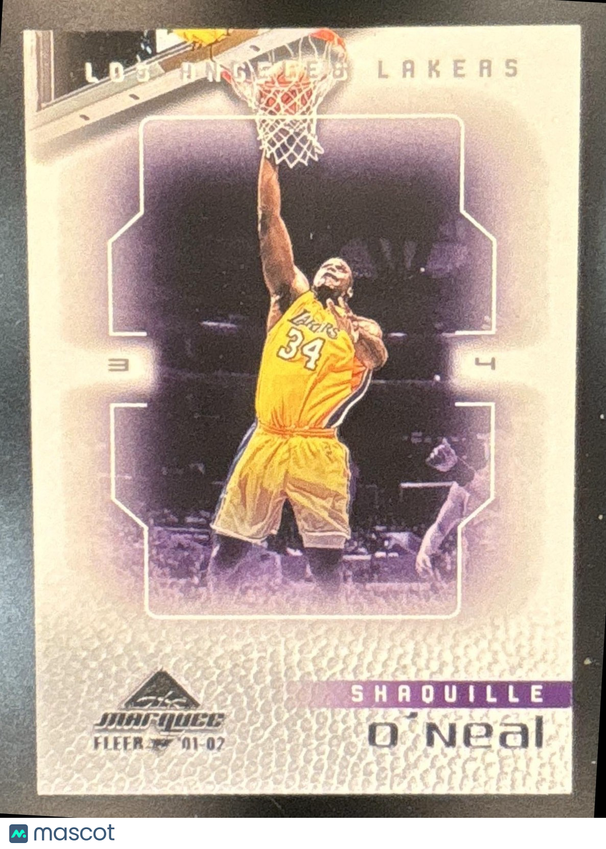 2001-02 Fleer Marquee Shaquille O'Neal #34 Los Angeles Lakers