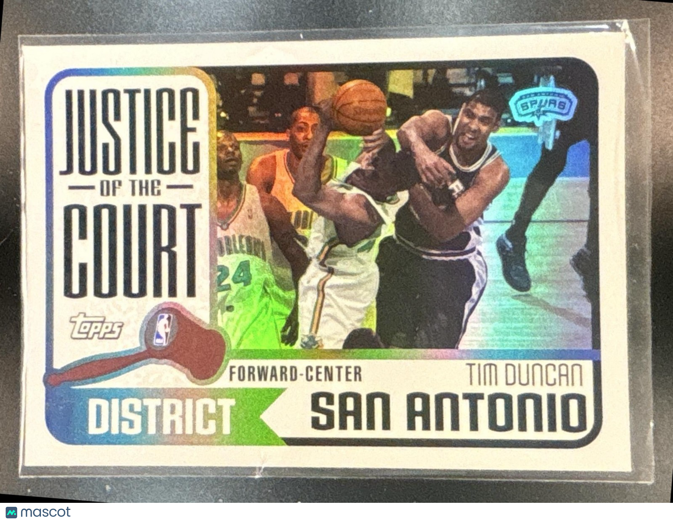 2003-04 Topps Tim Duncan Justice of the Court #JC-4 San Antonio Spurs