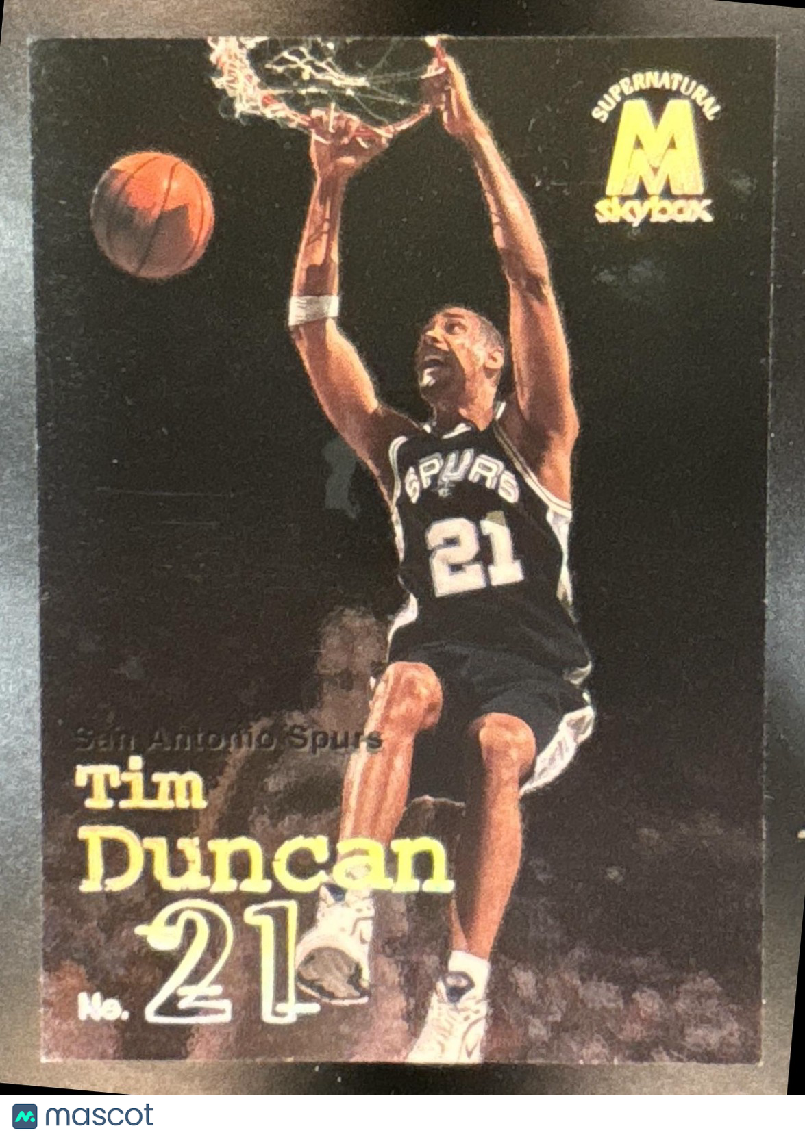 1998-99 Skybox Molten Metal Tim Duncan #135 San Antonio Spurs