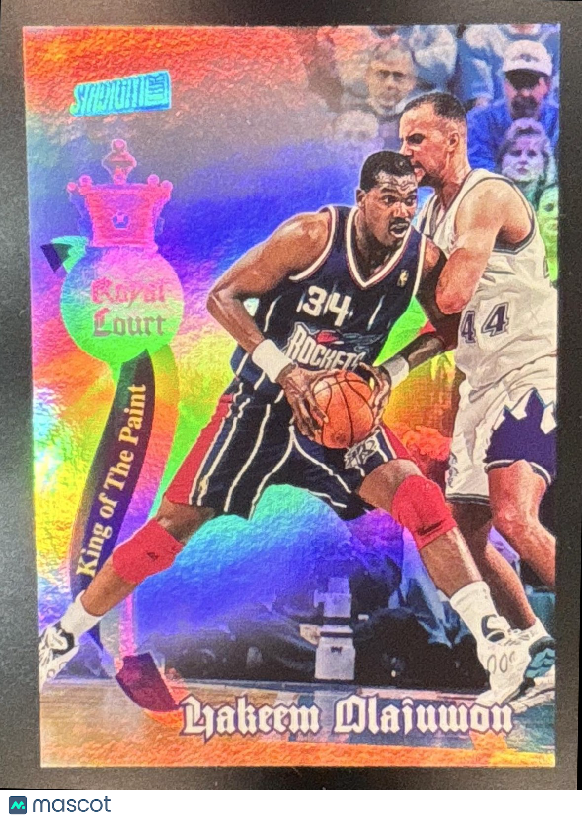 1997-98 Topps Stadium Club Hakeem Olajuwon Royal Court #RC9 Houston Rockets