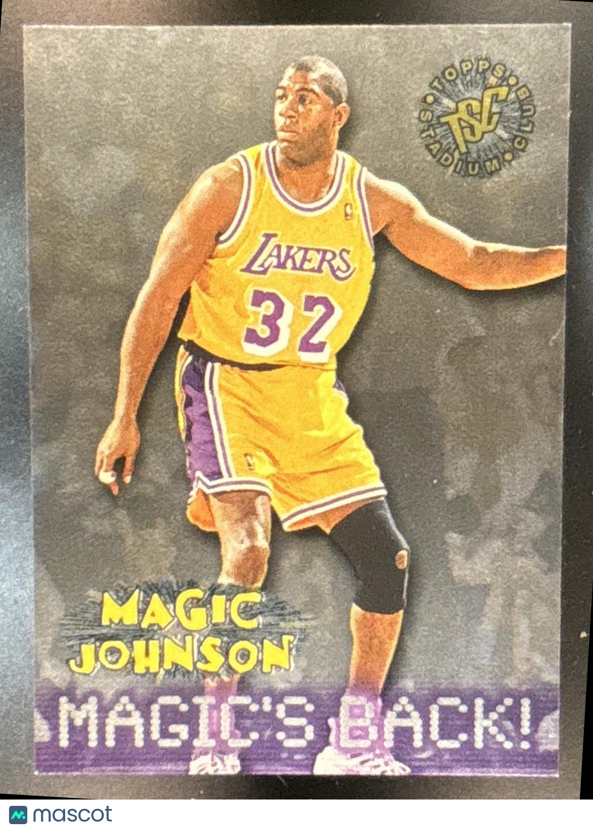 1995-96 Topps Stadium Club Magic Johnson #361 Los Angeles Lakers