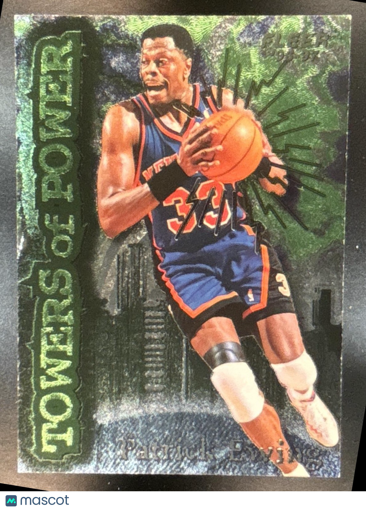 1996-97 Fleer Patrick Ewing Towers of Power #3 New York Knicks