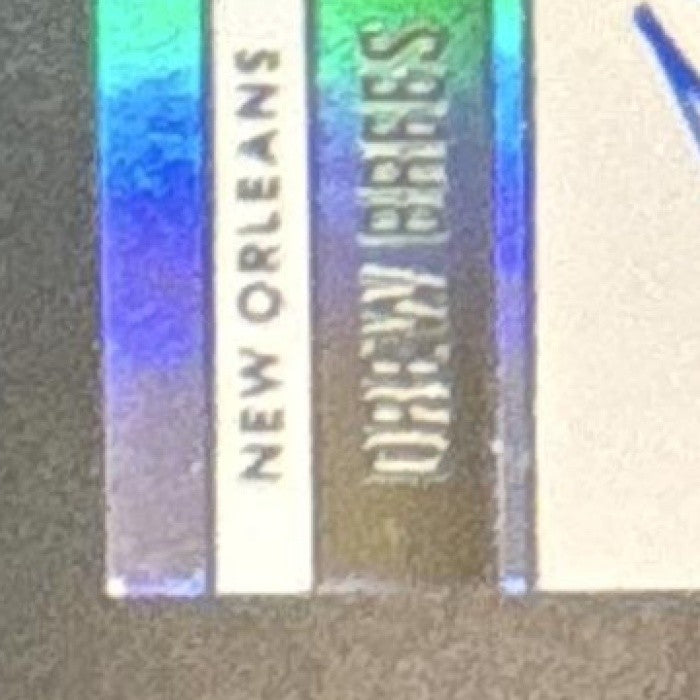 2024 Panini Contenders Drew Brees Jimmy Graham Dual Auto Touchdown Tandems #/100