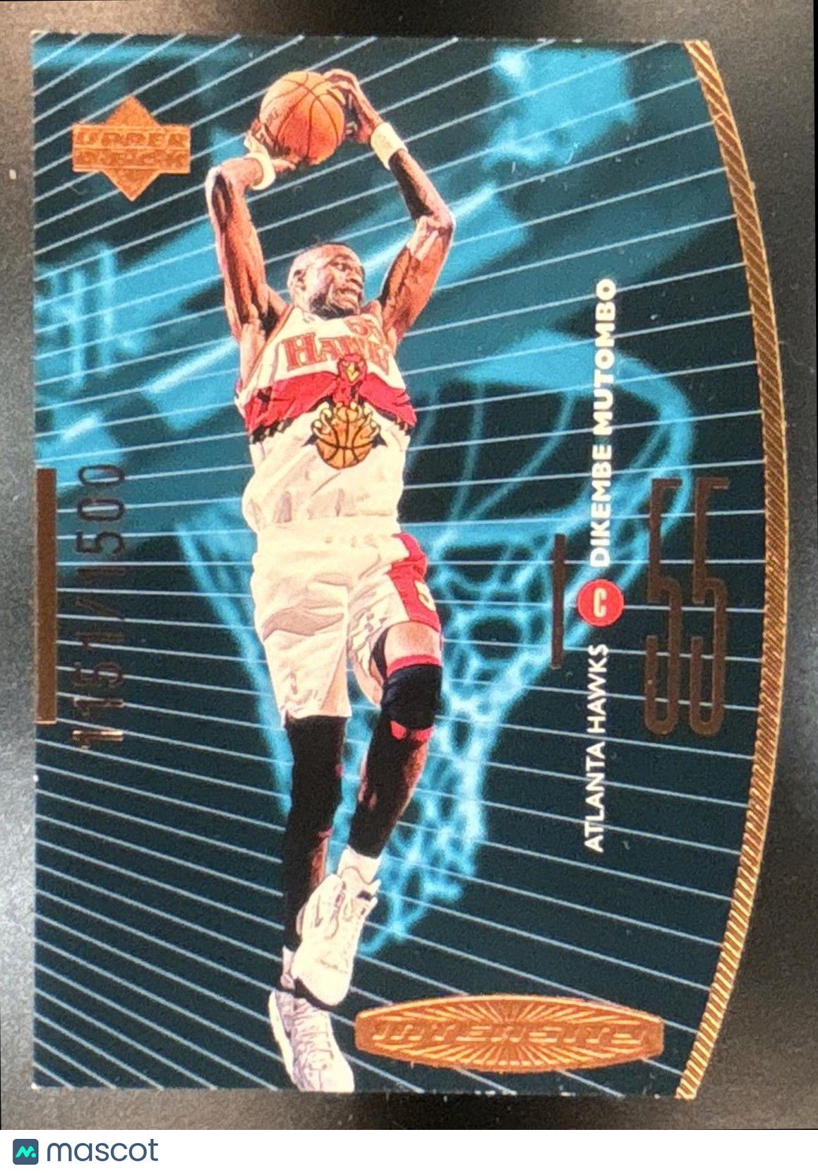 1998 Upper Deck Intensity #124 Dikembe Mutombo /1500