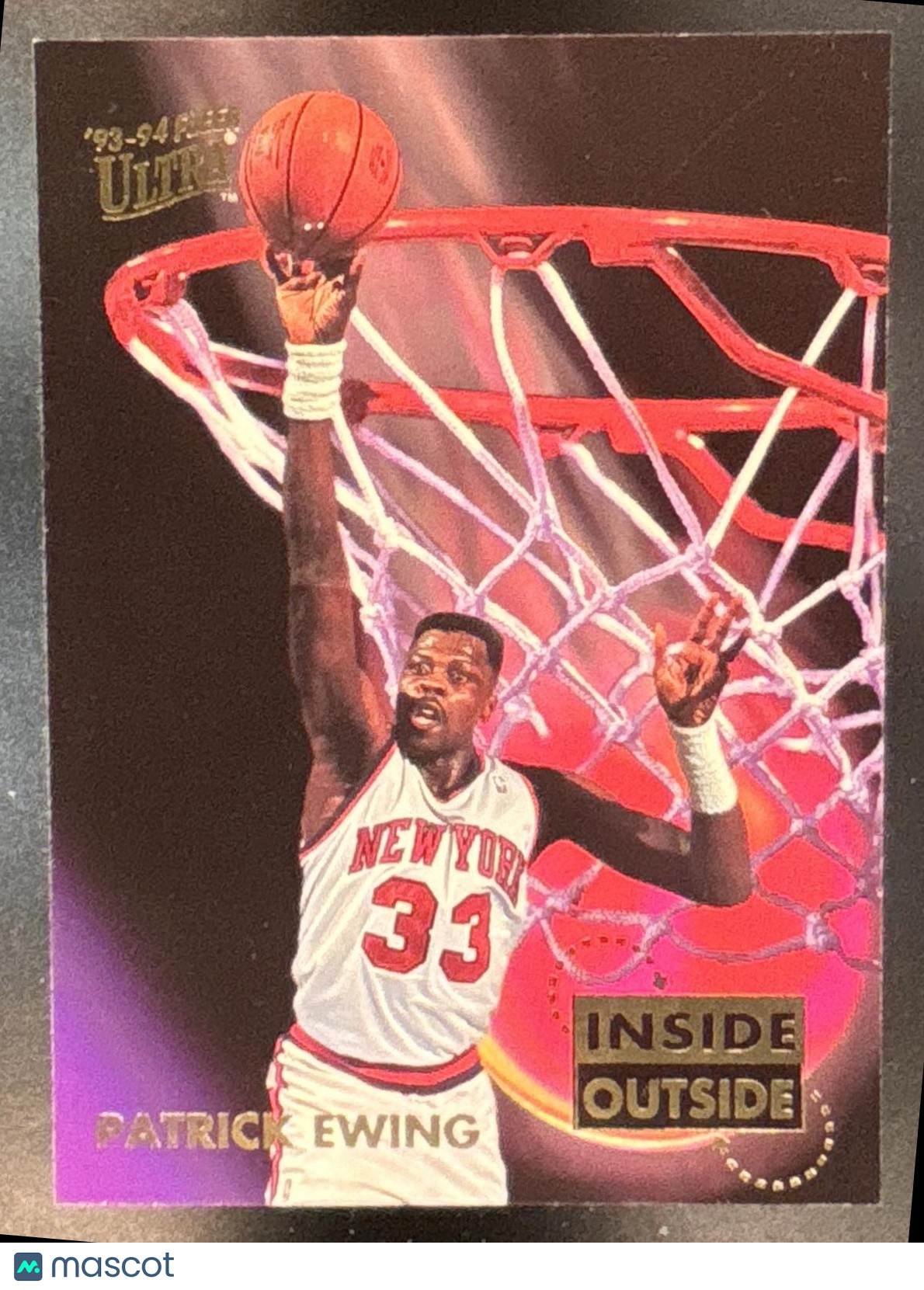 1993-94 Fleer Ultra Patrick Ewing Inside Outside #1 New York Knicks