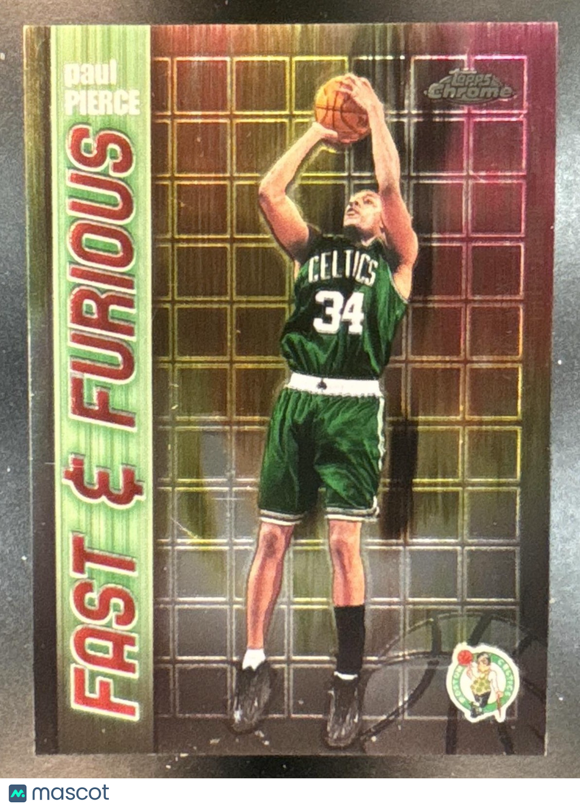 2001-02 Topps Chrome Paul Pierce Fast and Furious Boston Celtics