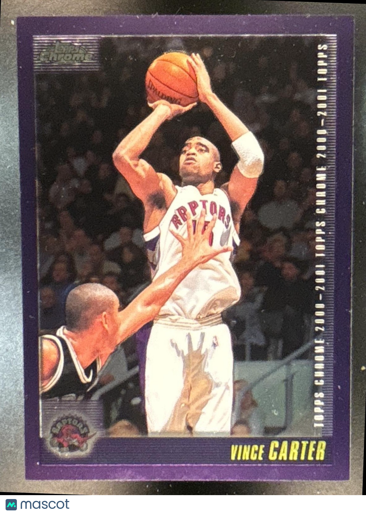 2000-01 Topps Chrome Vince Carter #33 Toronto Raptors