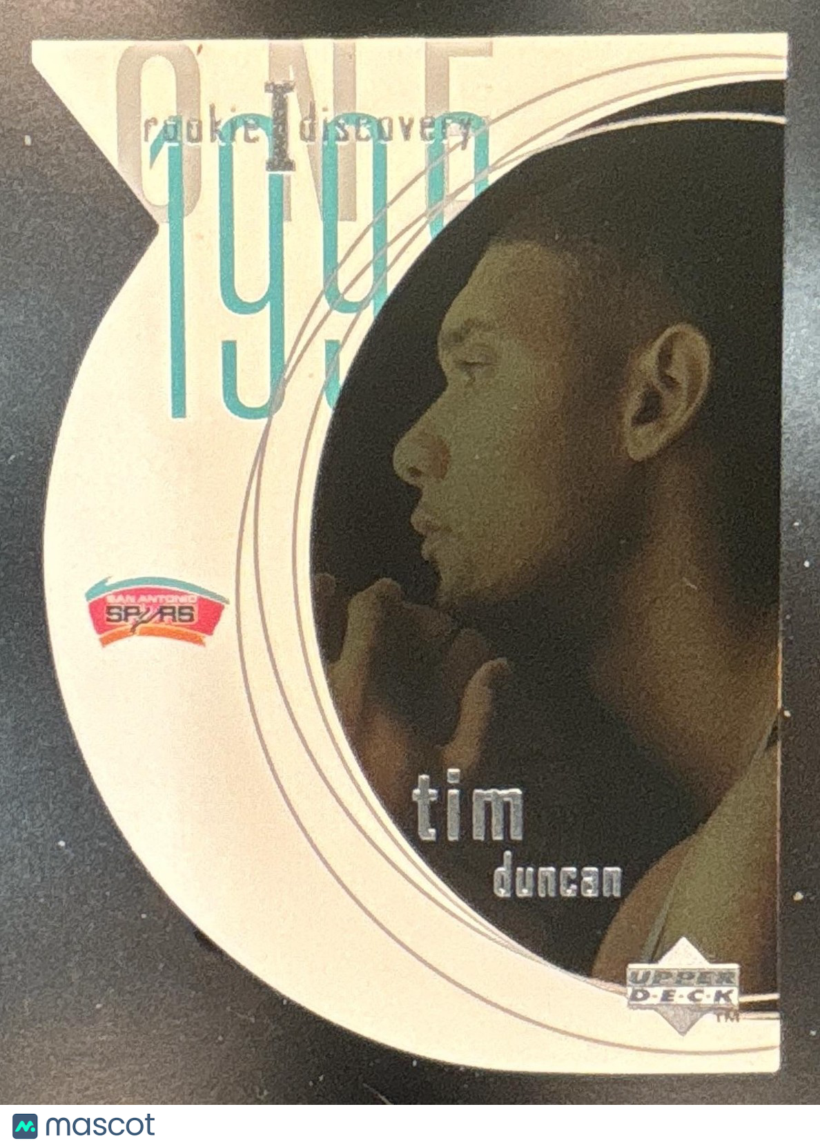 1997-98 Upper Deck Tim Duncan Rookie Discovery I #R1 RC San Antonio Spurs