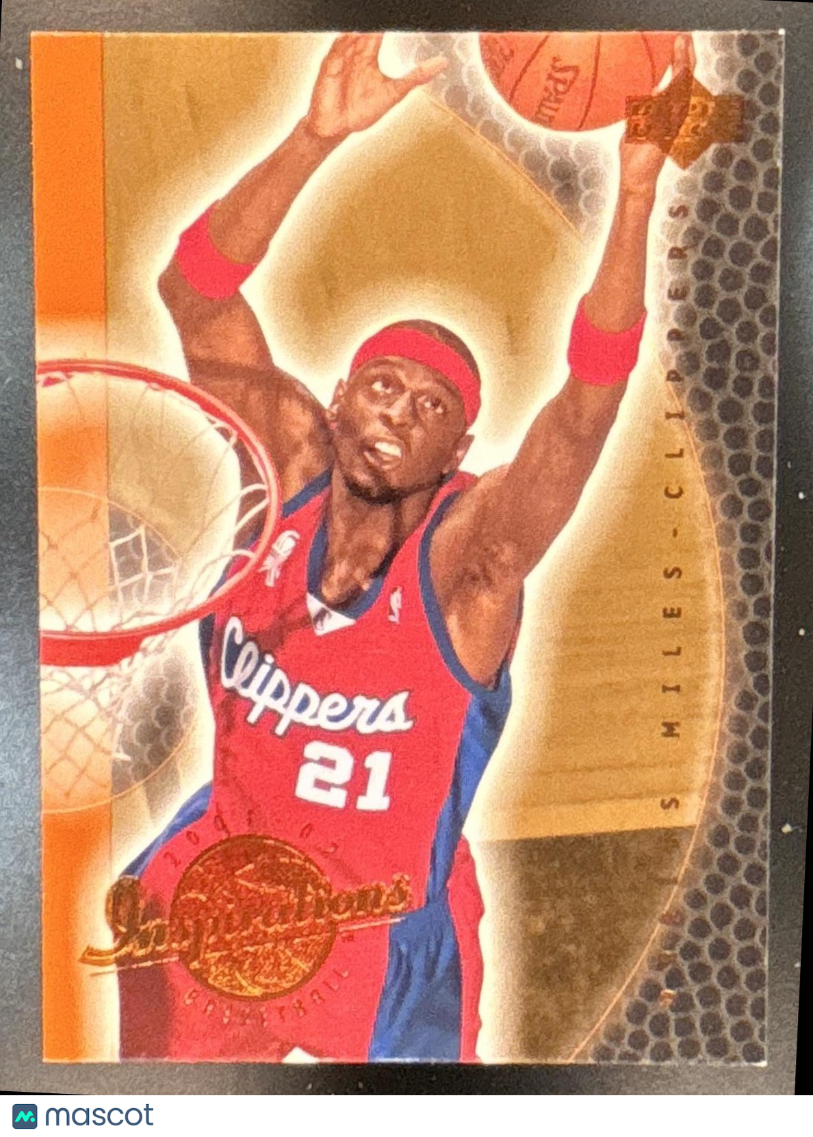 2001-02 Upper Deck Inspirations Darius Miles #35 Los Angeles Clippers