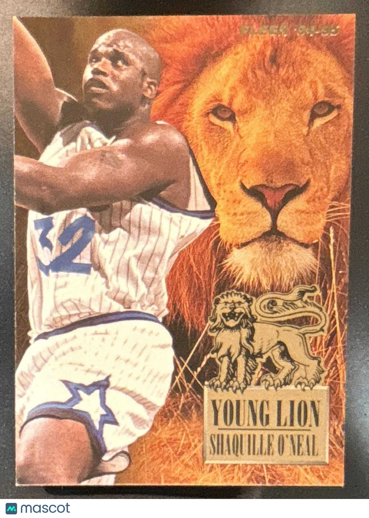 1994-95 Fleer Shaquille O'Neal Young Lions #5 Orlando Magic