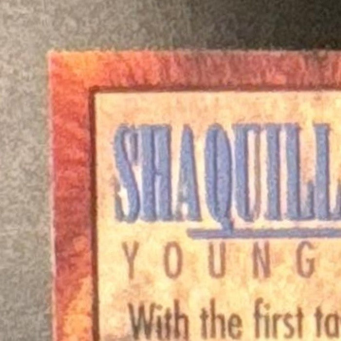 1994-95 Fleer Shaquille O'Neal Young Lions #5 Orlando Magic
