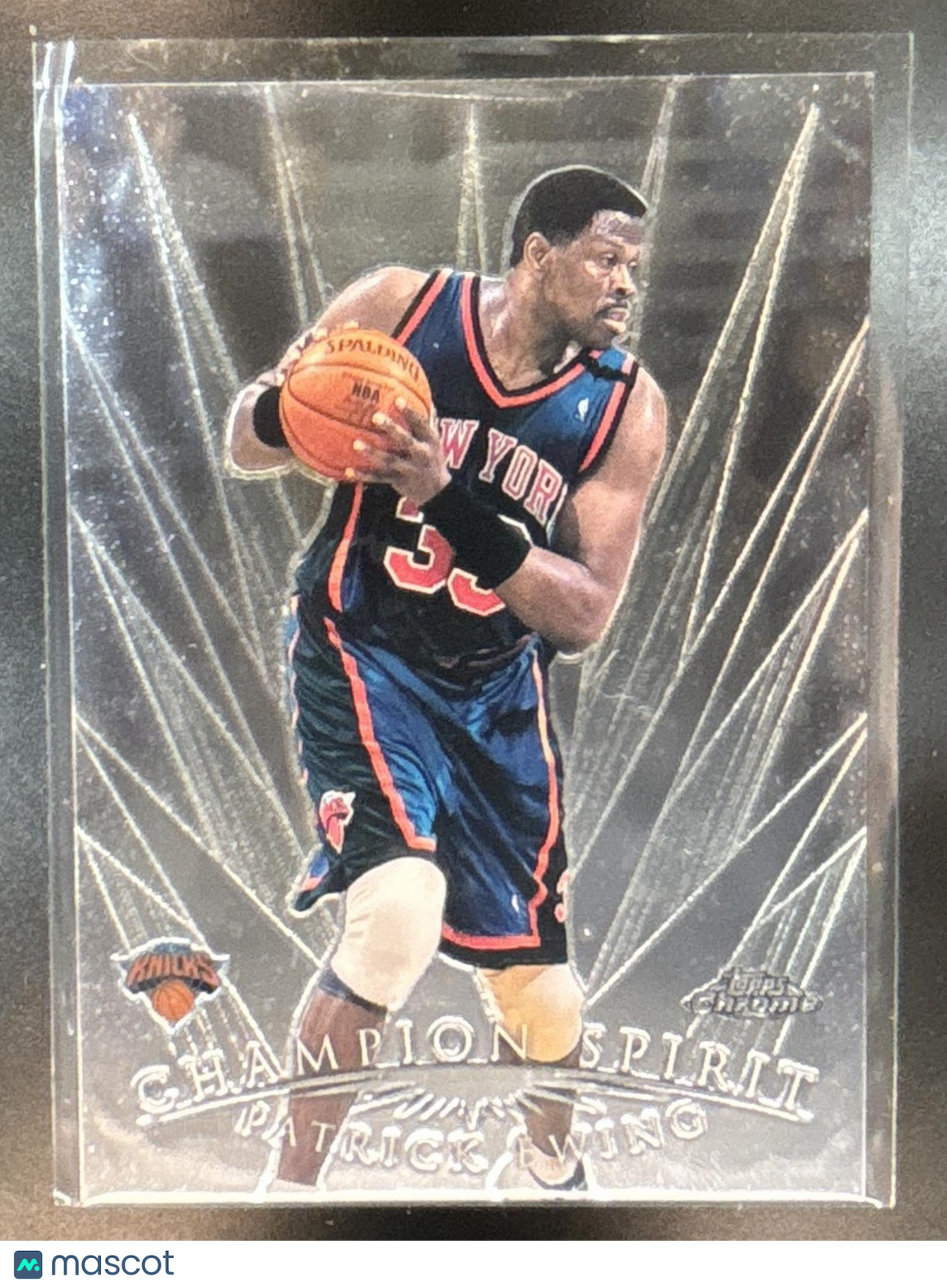 1998-99 Topps Chrome Patrick Ewing Champion Spirit #CS6 New York Knicks