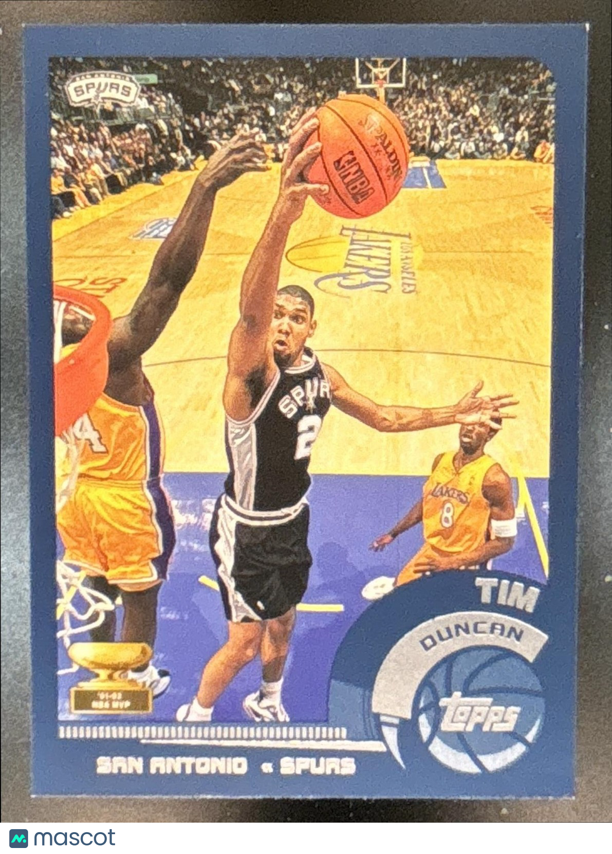 2002-03 Topps Tim Duncan #100 San Antonio Spurs