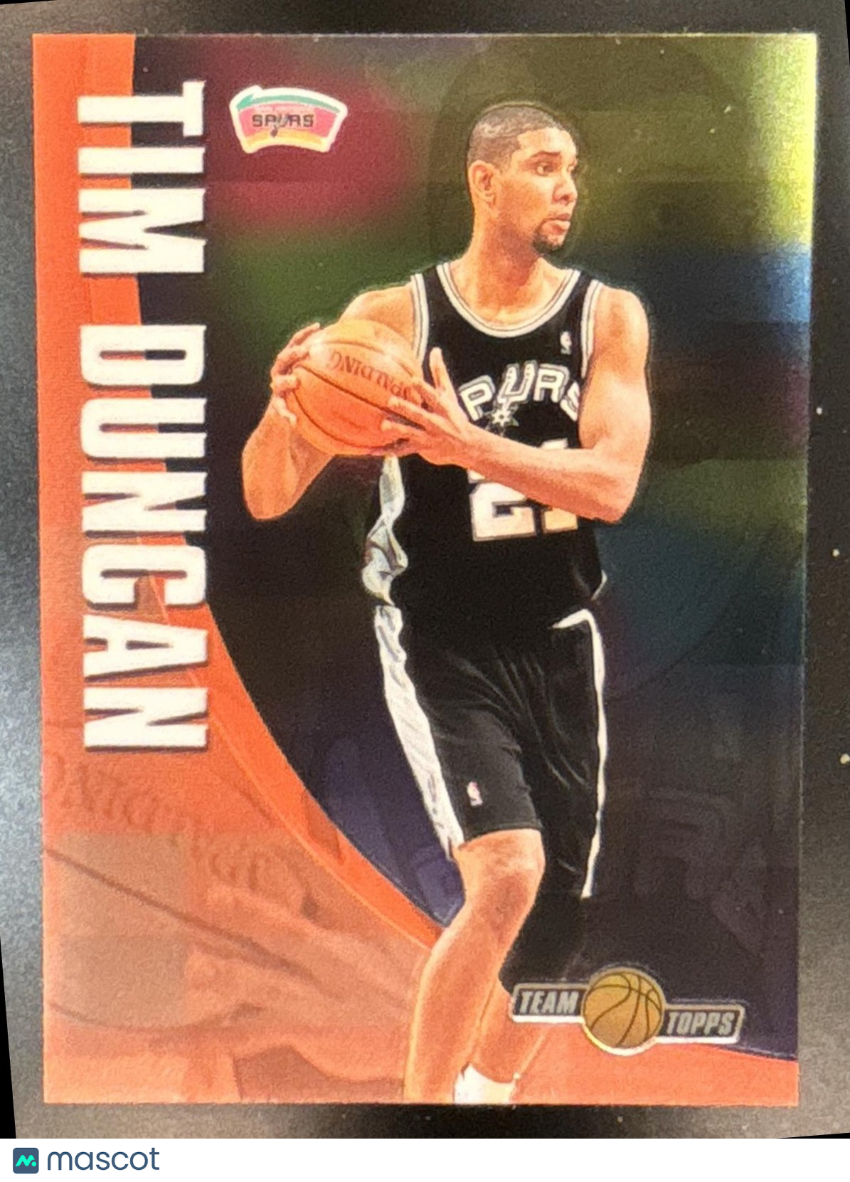 2001-02 Topps Chrome Tim Duncan Team #TT2 San Antonio Spurs