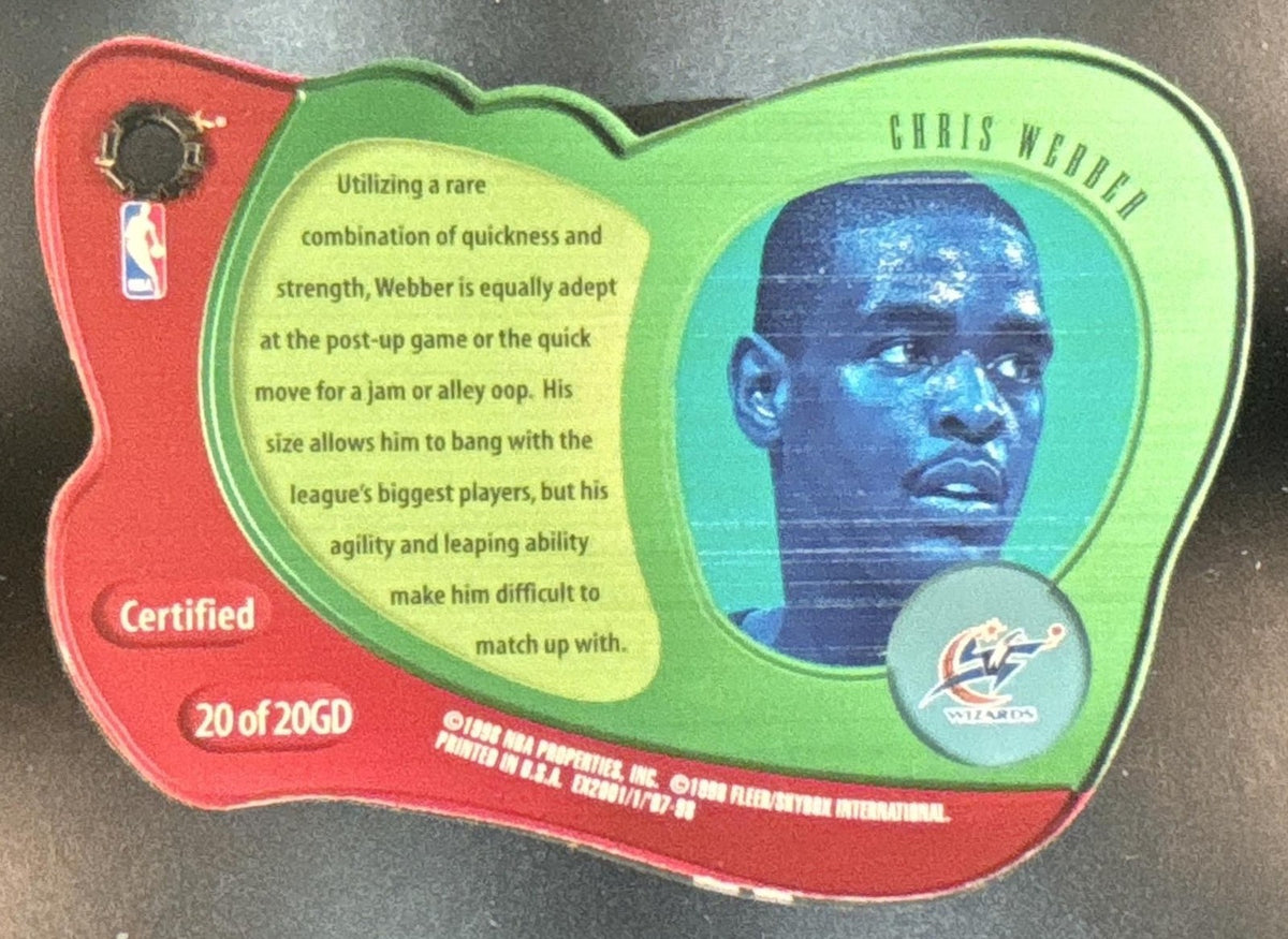 1997-98 Skybox E-X2001 Grant Hill Gravity Denied #8GD Detroit Pistons