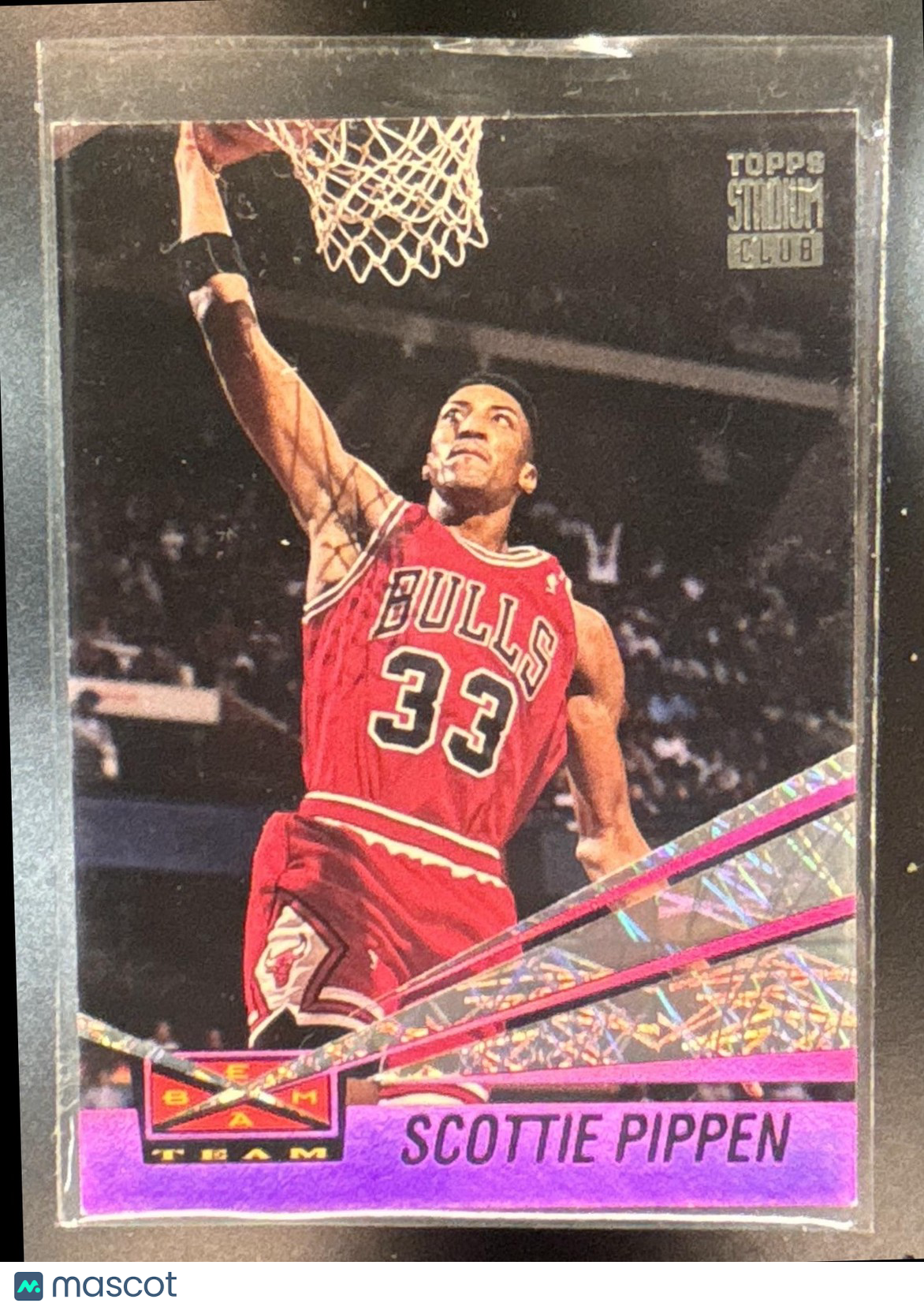 1993-94 Topps Stadium Club Scottie Pippen Beam Team #18 Chicago Bulls