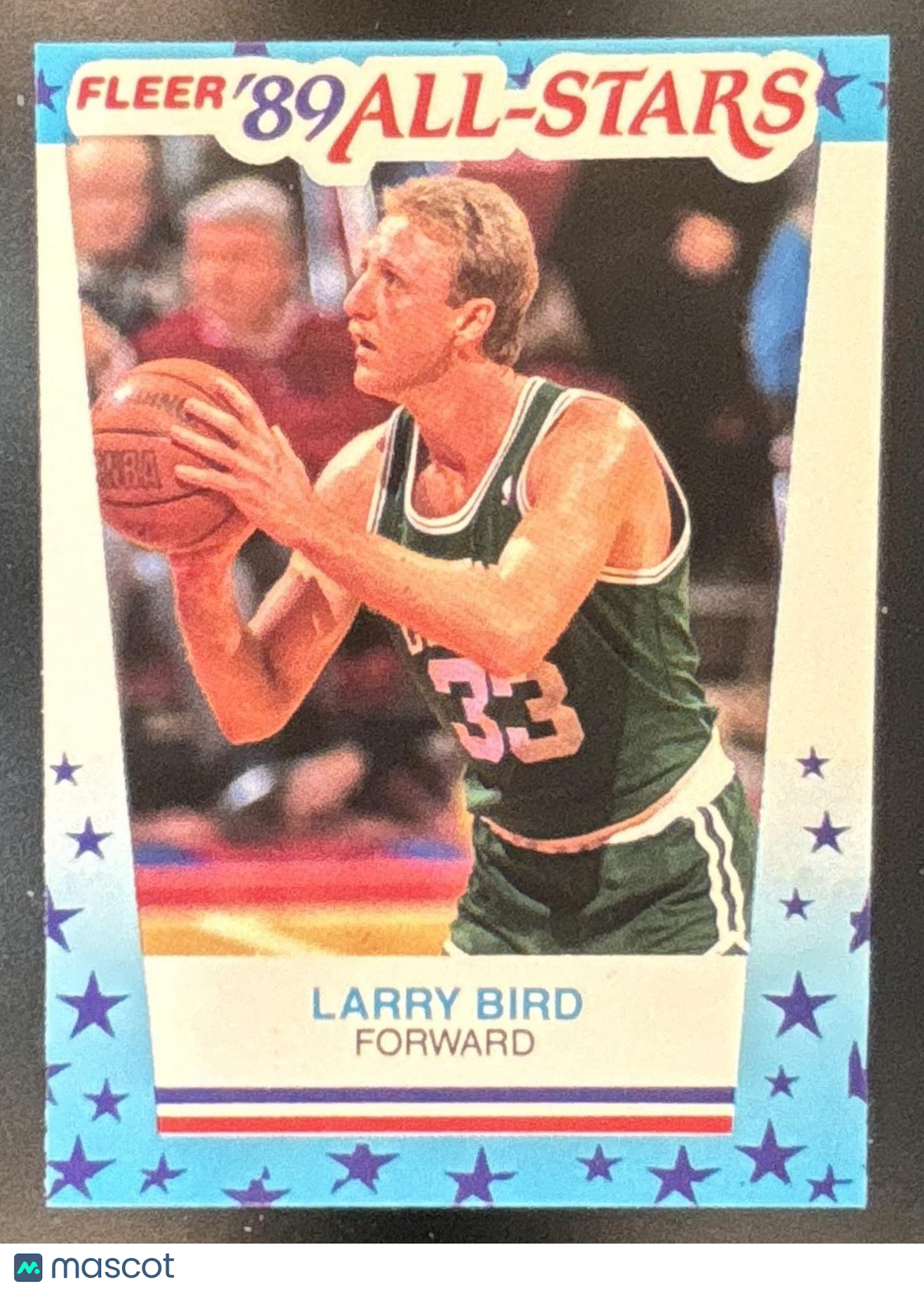 1989-90 Fleer Larry Bird Stickers #10 Boston Celtics