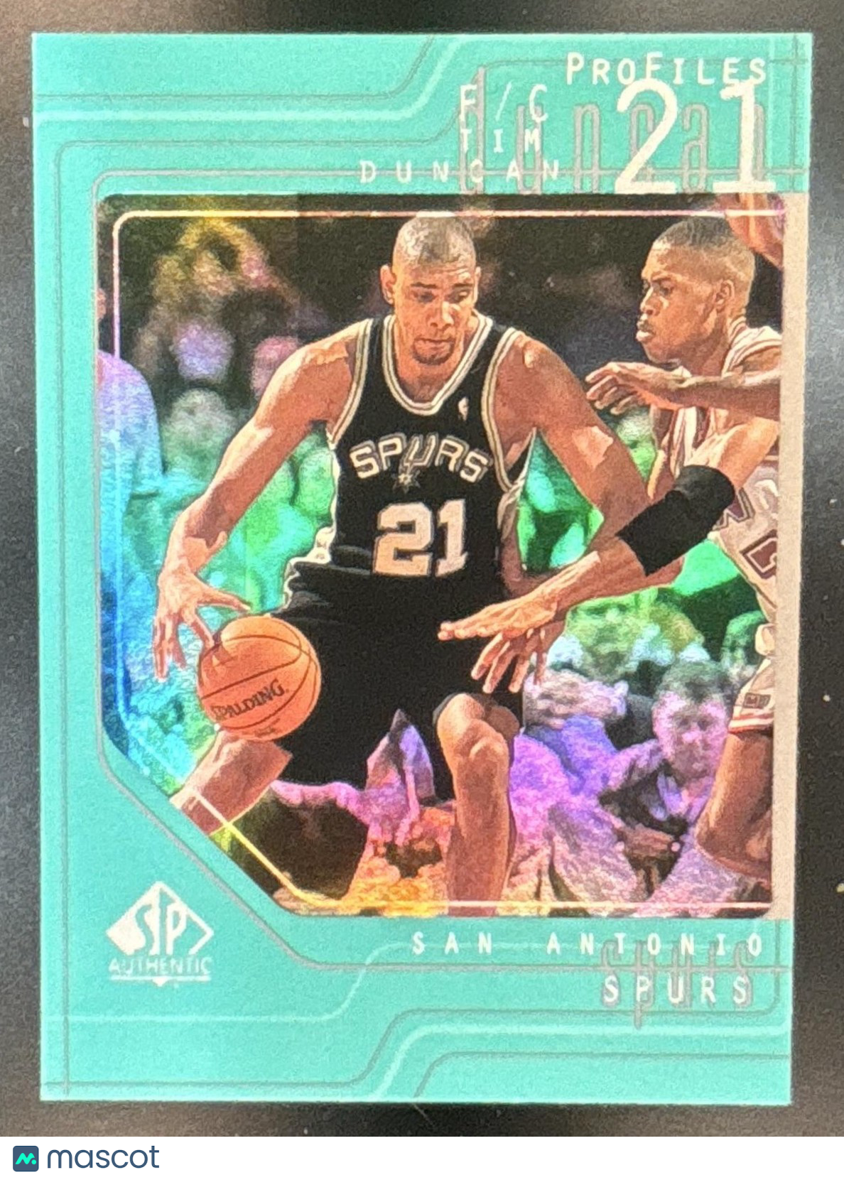 1997-98 SP Authentic Tim Duncan ProFiles #P37 RC San Antonio Spurs