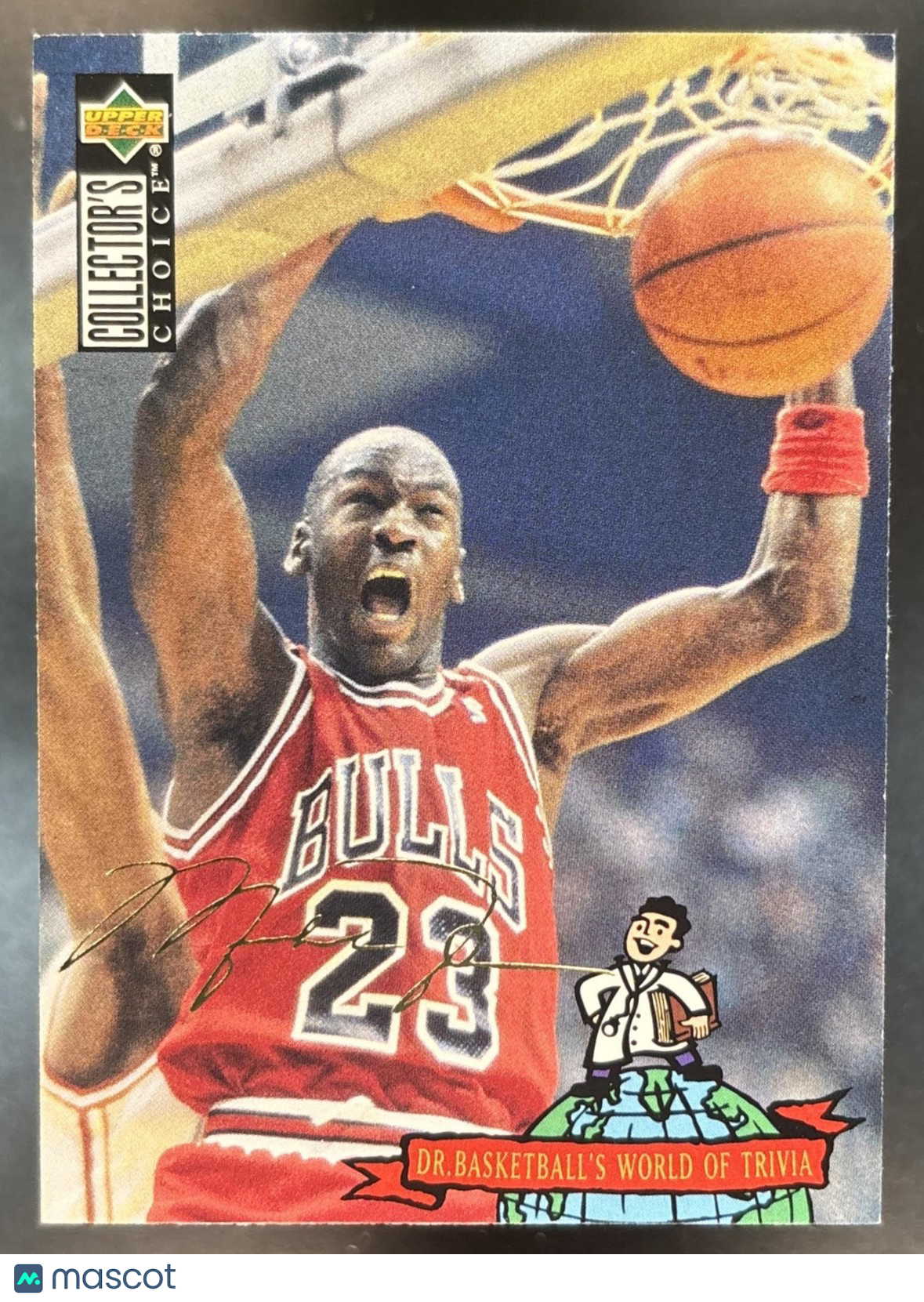 1994-95 Upper Deck Collector's Choice Michael Jordan Gold Signature #402 Bulls