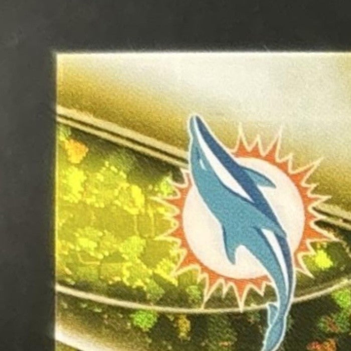 2025 Topps Chrome Black Quinn Ewers Gold Mini-Diamond /50 #130 RC Miami Dolphins