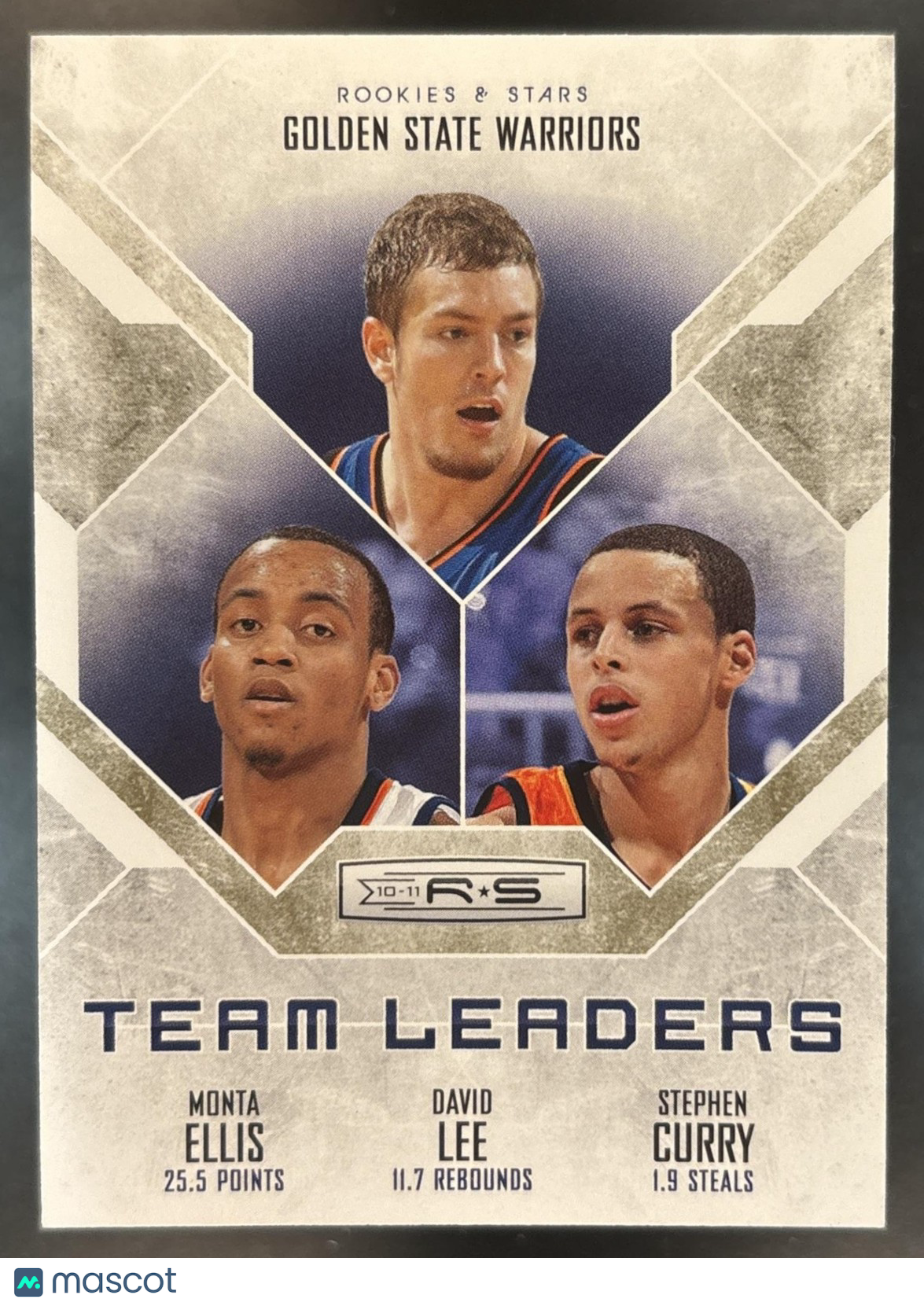 2010-11 Rookies & Stars Monta Ellis David Lee Stephen Curry Team Leaders /499