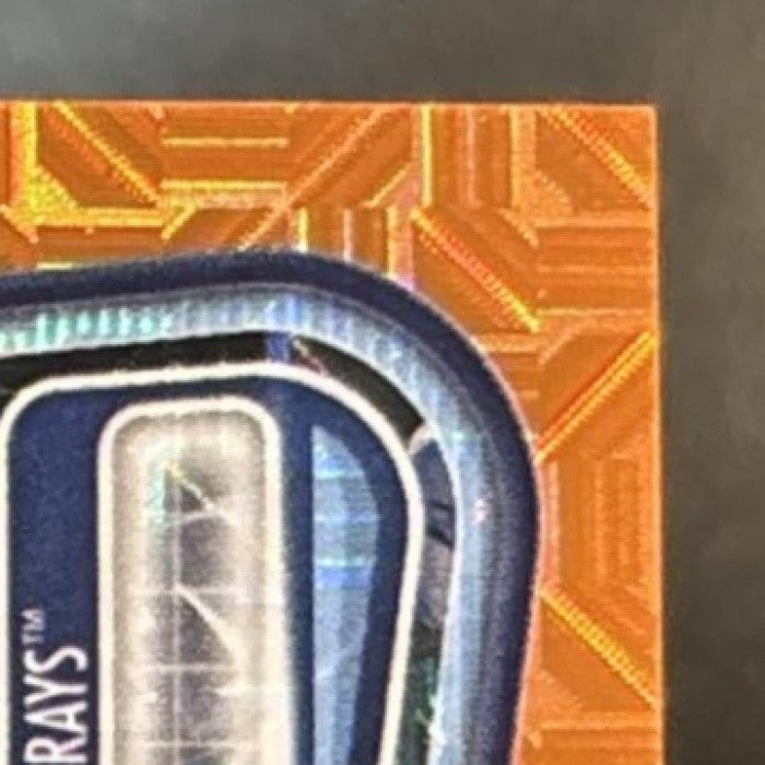 2026 Bowman Mega Box Carson Williams Chrome Orange Mojo /25 #39 RC Rays
