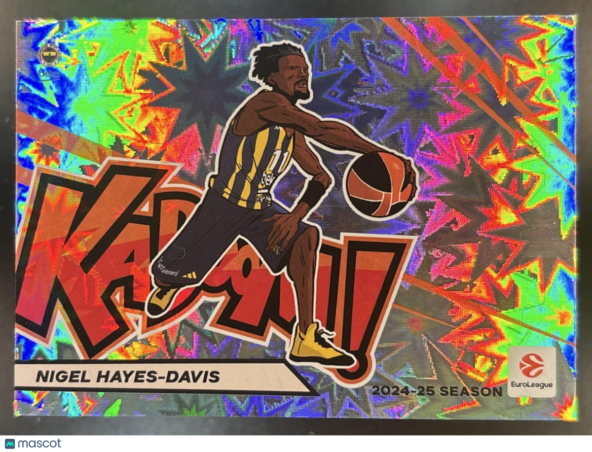 2025-26 Panini Contenders EuroLeague Nigel Hayes-Davis Kaboom Horizontal #6