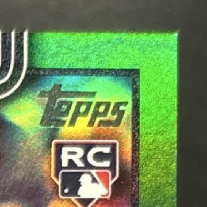 2025 Topps Update Zac Veen Real One Auto Green Foil /99 #US286 RC Rockies