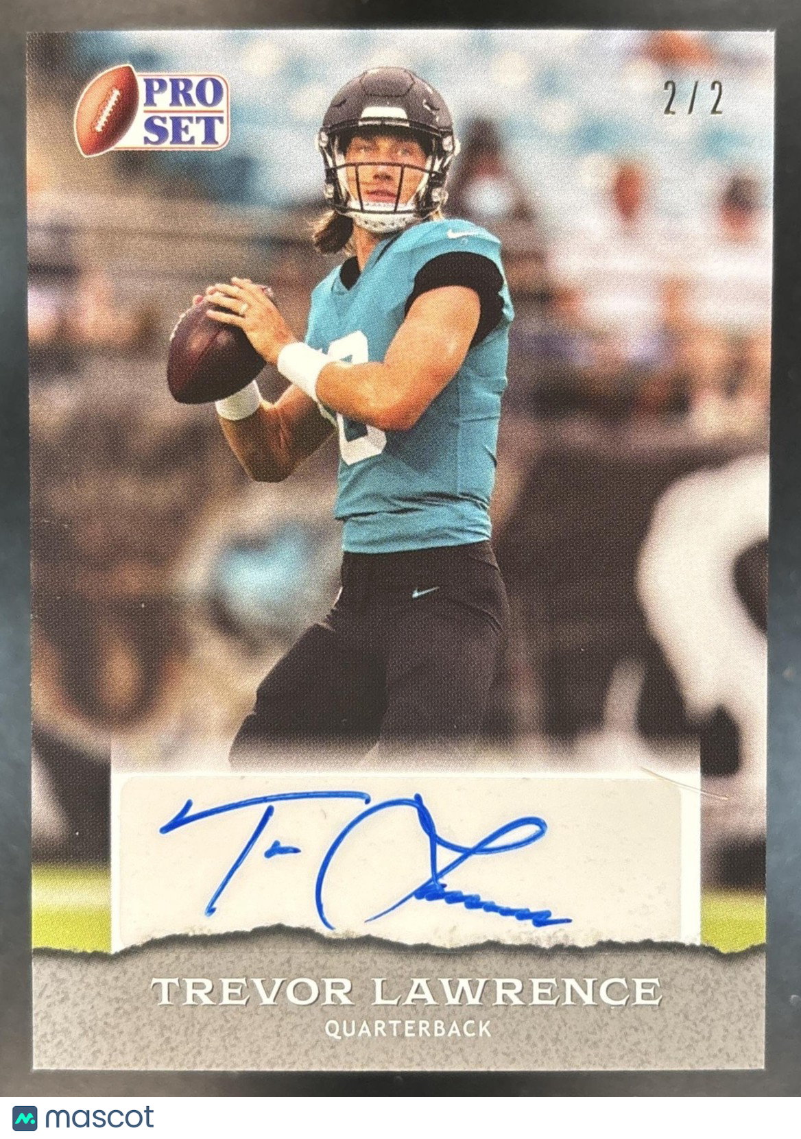 2022 Pro Set Sports Trevor Lawrence Action Ink Auto 2/2 #PSA-TL1