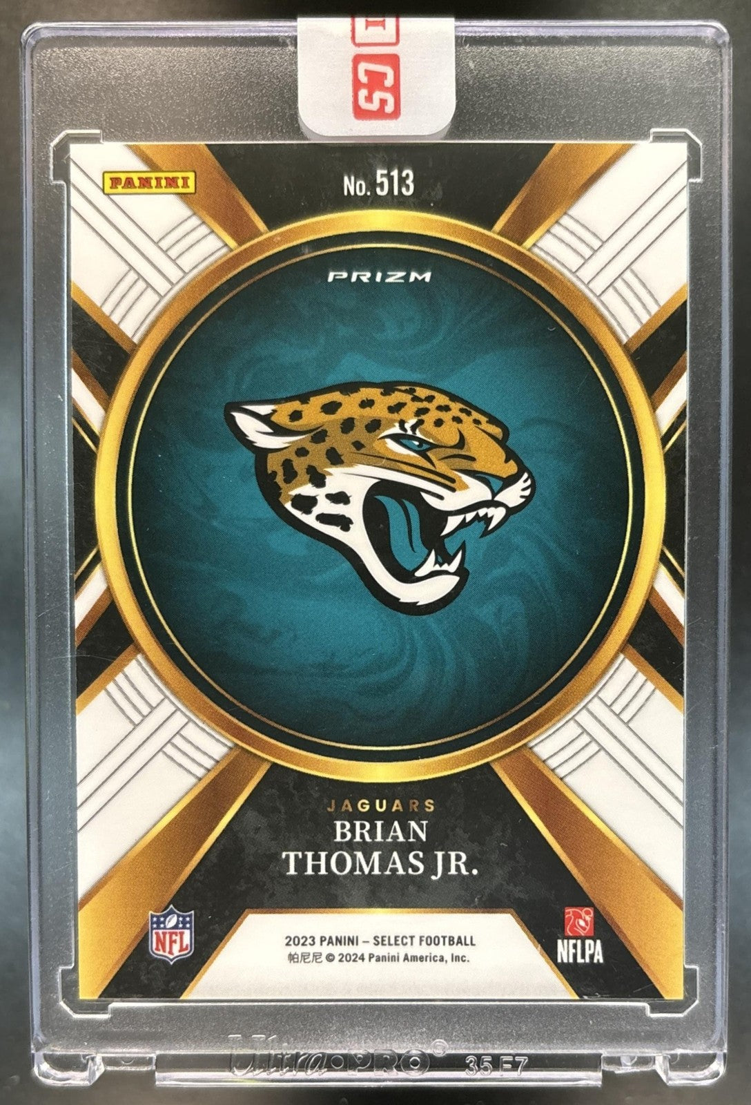 2023 Panini Select Brian Thomas Jr. Silver Prizms #513 RC XRC