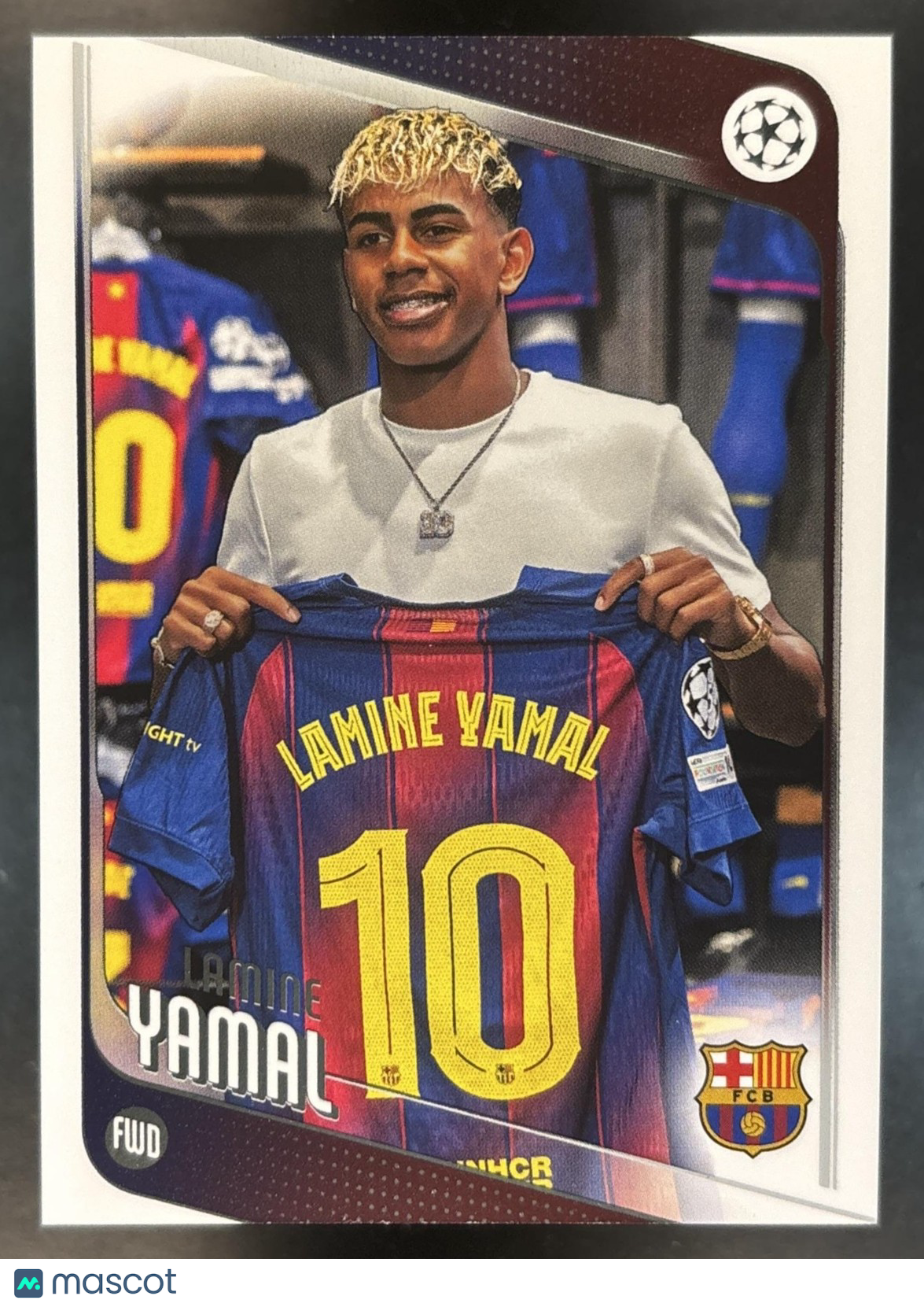 2025-26 Topps UEFA Club Competitions Lamine Yamal IMAGE VARIATION SSP RARE #10