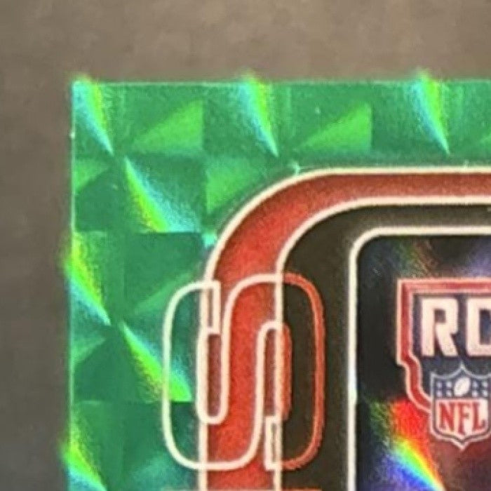 2025 Topps Chrome Shedeur Sanders Image Variation Green Geometric /99 #315 RC