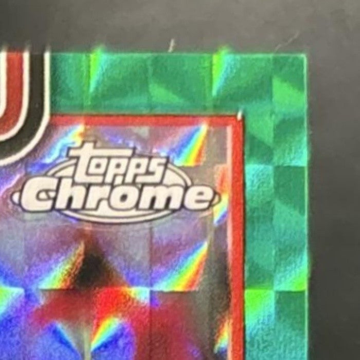 2025 Topps Chrome Shedeur Sanders Image Variation Green Geometric /99 #315 RC